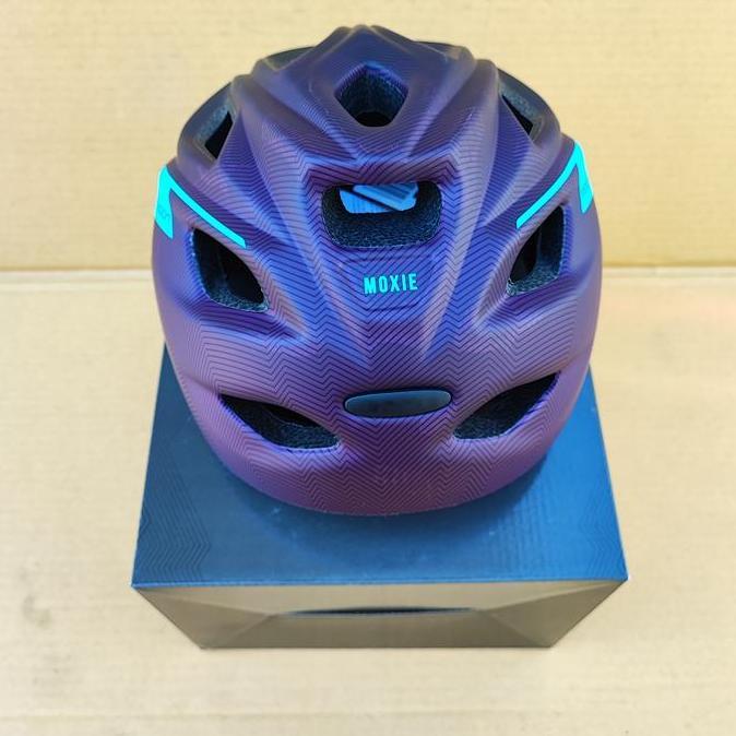 Helmet Moxie Polygon Matt Purple Size L. Helm Sepeda Polygon Ungu