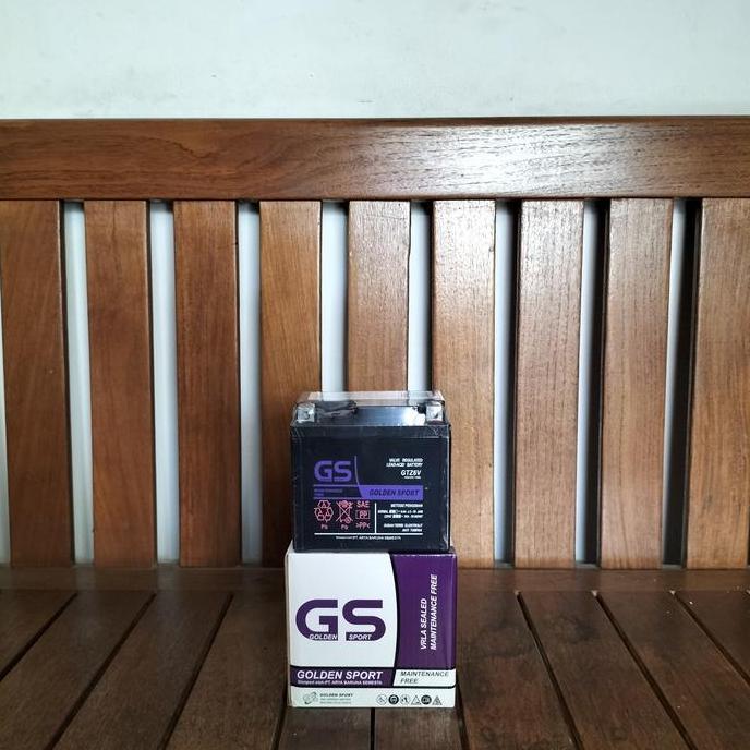 Aki GS GTZ6V Untuk Motor Honda Beat Idling Stop (ISS) Aki Kering