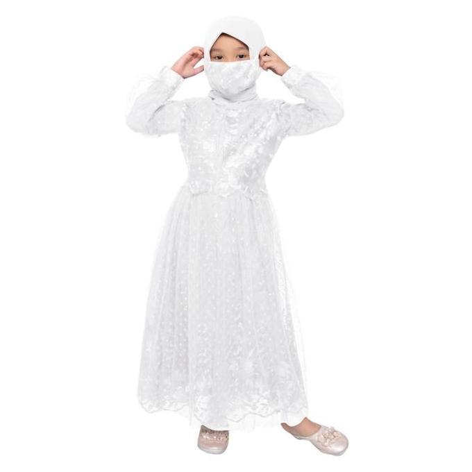 Kirimya- Kidsfashion_Store Bisa Bayar Di Tempat ( Cod ) Gamis Anak Perempuan Ayu 3-11Tahun / Gamis A