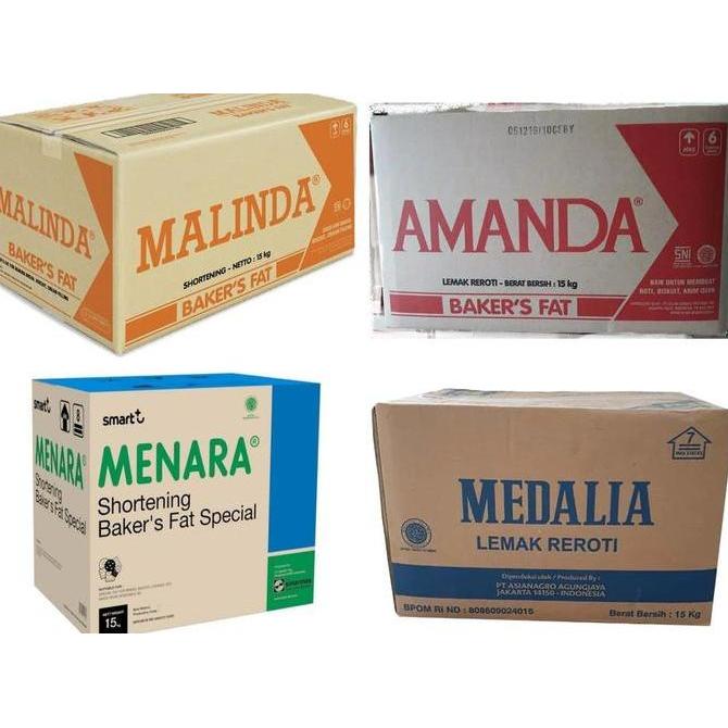 meydandani - mentega putih tawar / shortening 15kg ( malinda / amanda / menara )