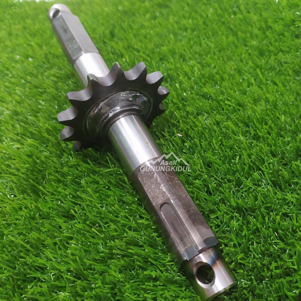 ARN As Roda Cultivator Cakar Baja - Main Axle Sub Assy Traktor Quick