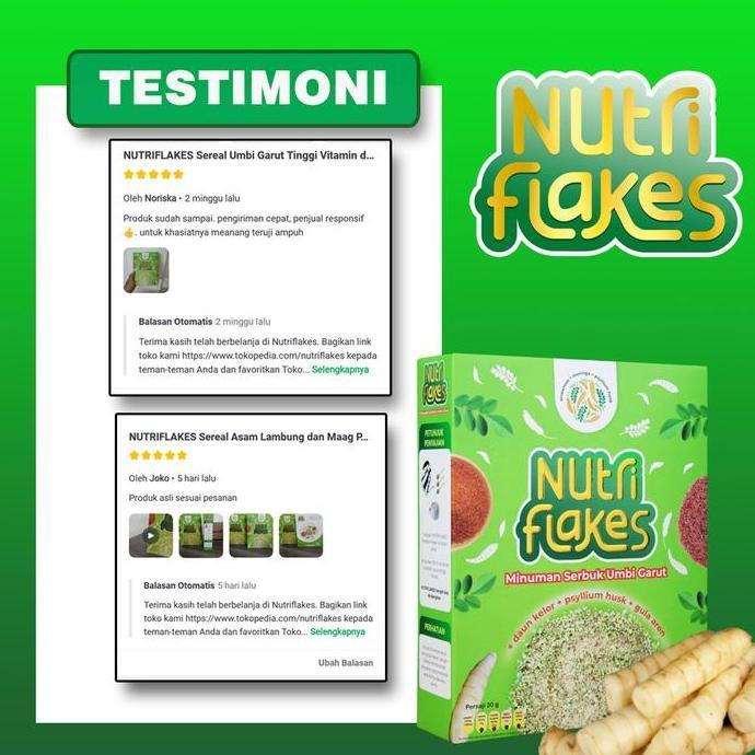 Kirimlangsungaja- Nutriflakes Sereal Sehat Untuk Asam Lambung Lewat - Paket 3 Box