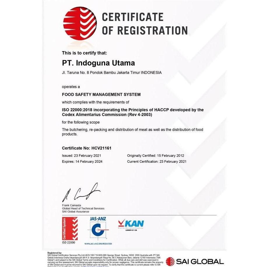 Frutiforti- Strawberry Frozen 1Kg / Strawberry 1Kg