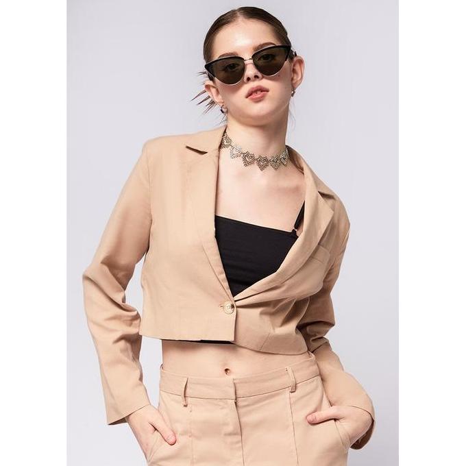 COLORBOX Crop Rustic Blazer Bee