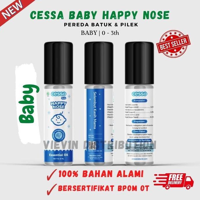 Murah  Cessa Baby Biru Cough N Flu 100% Original Grosir Essential