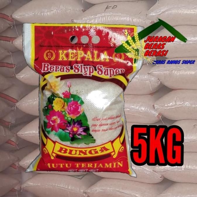 BERAS MEDIUM SLYP KEPALA BUNGA 5KG,10KG,20KG