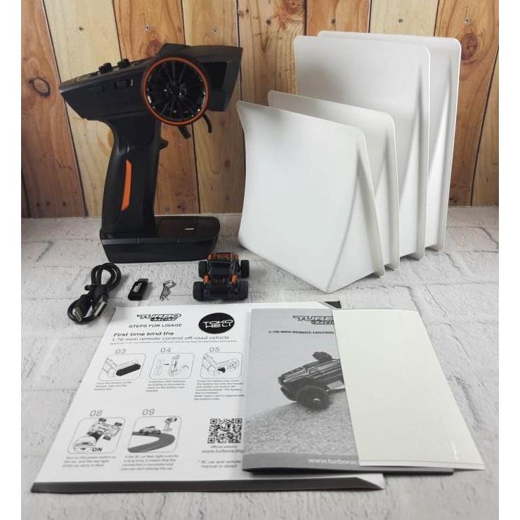 TERMURAH - Turbo Racing Baby Monster Truck 1:76 Full Propo 1/76 C81 RC Car RTR