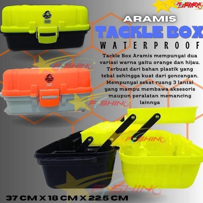 NEW -SF- Tackle Box 6200 Aramis Kotak Alat Perkakas Mancing 3 Tingkat Tiga Susun Pancing Umpan Kacam