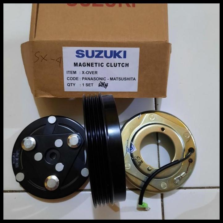 DISKON PULI PULLEY KOMPRESOR AC MOBIL XOVER SUZUKI XOVER