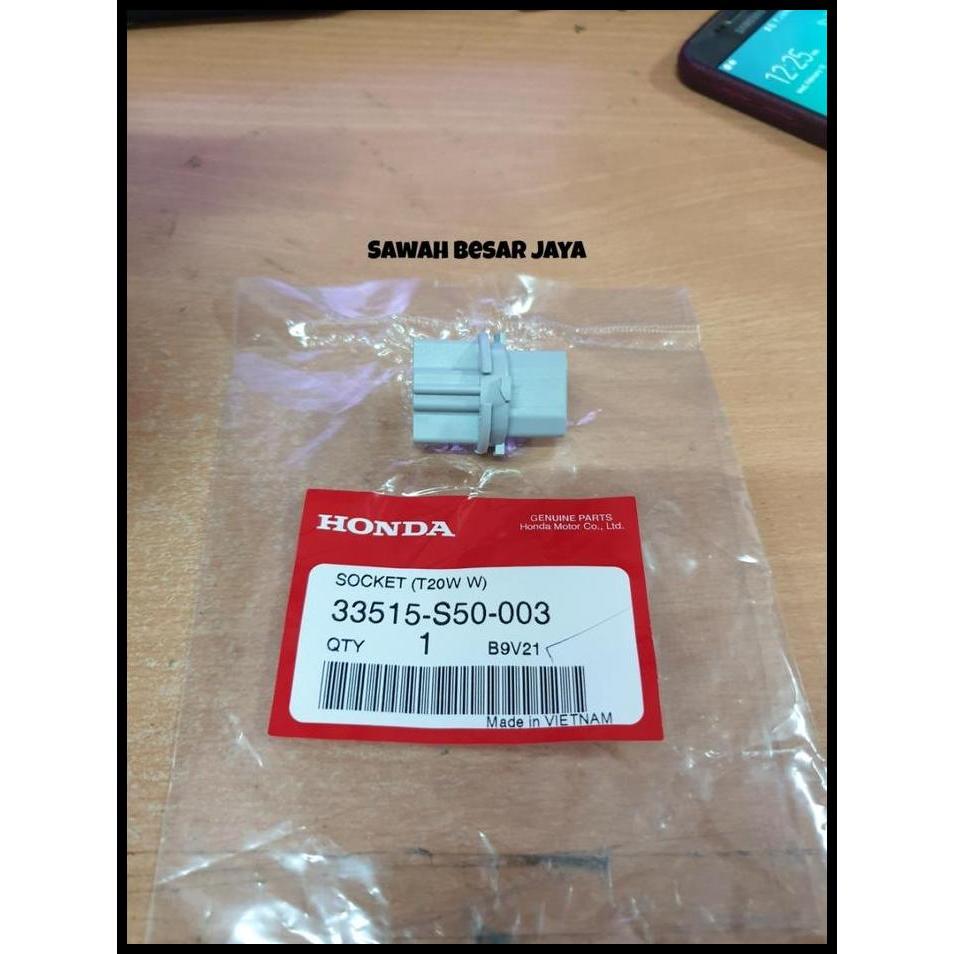 TERBARU SOKET SOCKET FITTING T20 BOHLAM LAMPU REM BELAKANG STOP LAMP HONDA JAZZ S RS GE8 2008 2009 2