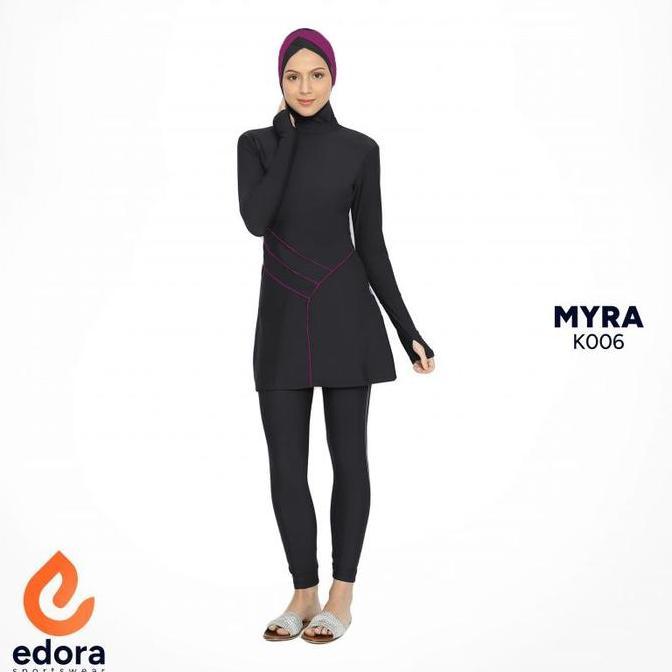Baju Renang Muslim Muslimah Dewasa Syari Ciput Myra Edora