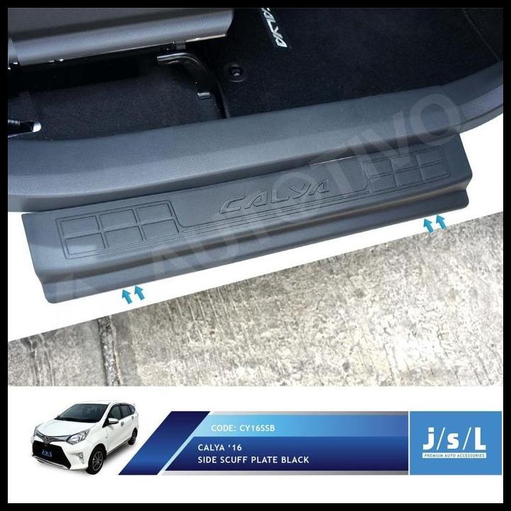 TERLARIS PAKET CALYA SILLPLATE SAMPING DAN SILLPLATE BELAKANG BLACK 