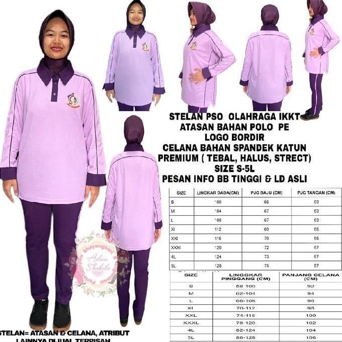 STELAN OLAHRAGA IKKT LOGO BORDIR