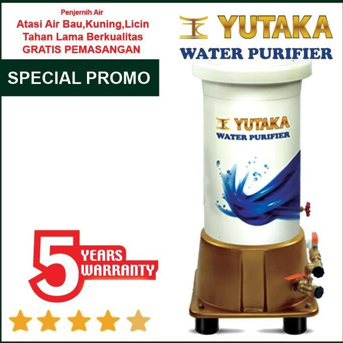 Yutaka water purifier ST 330  atasi masalah bau kuning licin keruh
