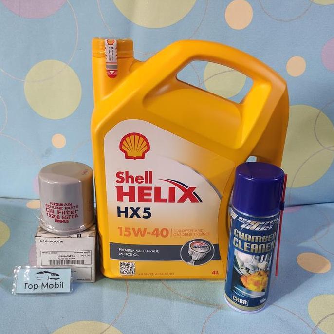 FIFONAND Paket oli Shell HX5 15W-40 Nissan March Datsun Go Almera (3)