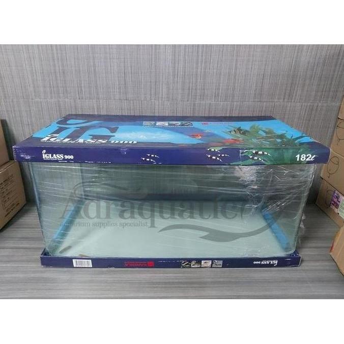 AQUARIUM BENDING IGLASS 900 KANDILA 182L 90X45X45CM
