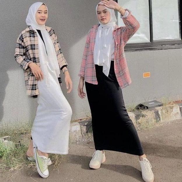 Discount Rok Span Knitted / rok span tanpa belahan / rok span skirt hitam / rok span scuba