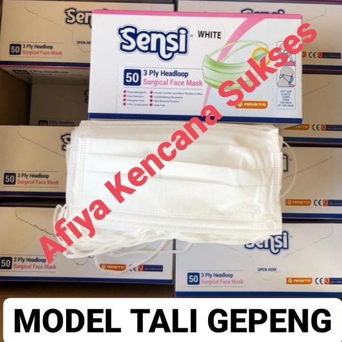 Masker sensi hijab 50 putih