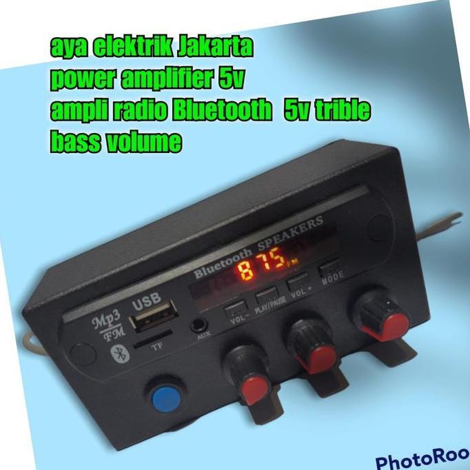 Allthebest- AYABDG Amplifier Bluetooth 5volt / Power Amplifier mini rakitan 5v DC