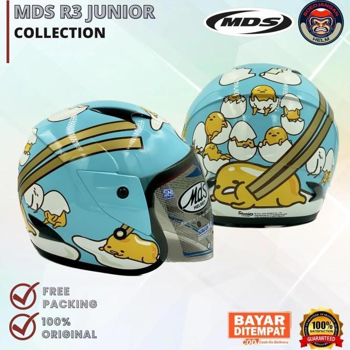 Allthebest- HELM MDS R3 JUNIOR GRAPHIC COLLECTION - HELM MDS ANAK- HELM HALF FACE