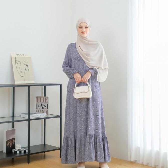 Baju Gamis Lebaran Terbaru Dress Muslim Syari Wanita Baju Gamis Abaya Acara Pesta Kondangan Pernikah