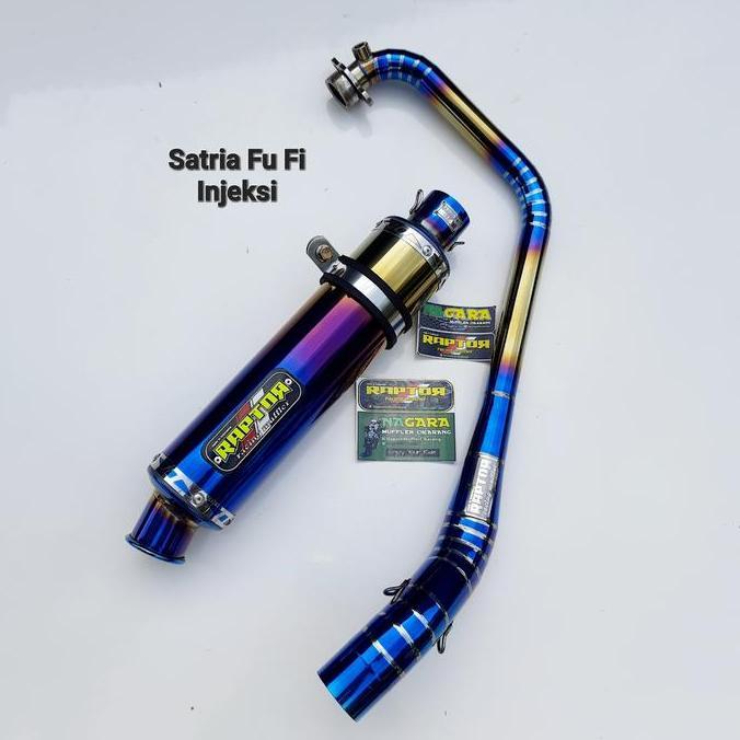 Knalpot Racing Raptor Bluemoon Satria Fu Fi