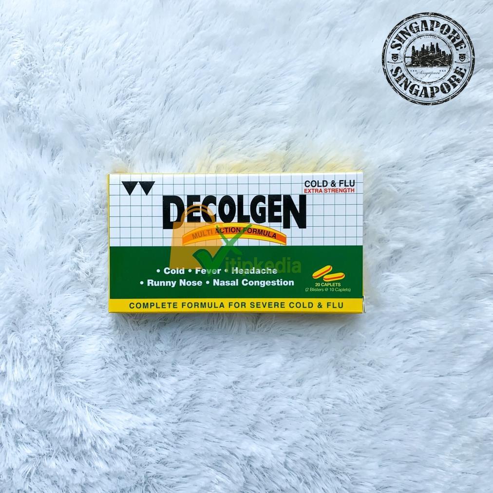 DECOLGEN Cold & Flu Extra Strength - 20 Caplets Singapore