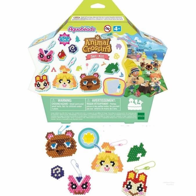 [FR} AQUABEADS Animal Crossing Gantungan Tas/Kunci Aqua Beads EPOCH