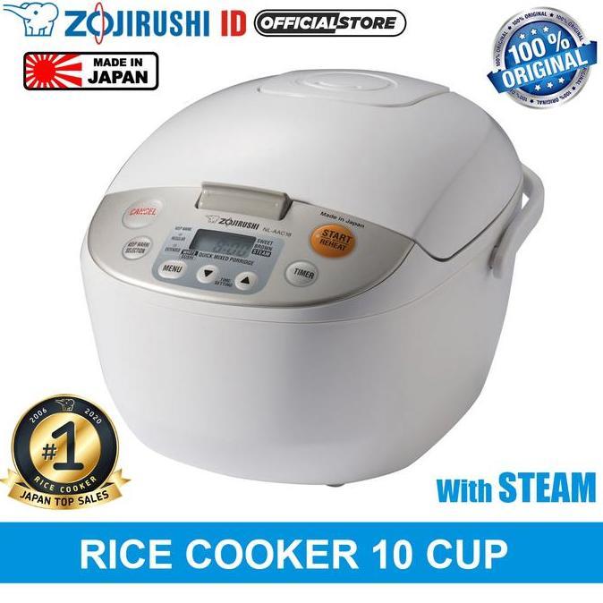 ZOJIRUSHI Rice Cooker IKIGAI 1.8 Liter NL-AAQ18 MADE IN JAPAN With Steamer