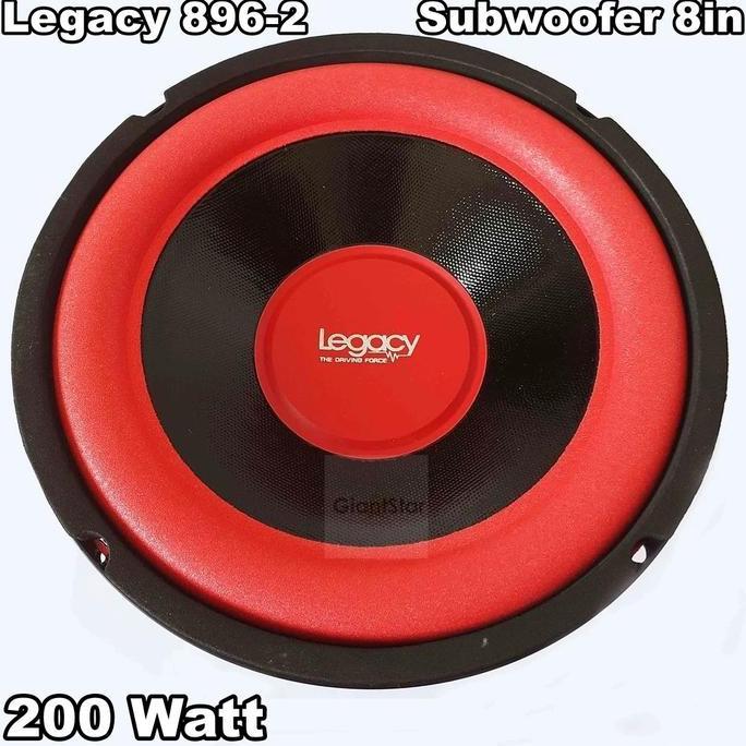 SPEAKER SUBWOOFER LEGACY 8inch 8in DOUBLE COIL LG 896-2 LG 896 2 SUBWOOFER 8 Inch terlaris