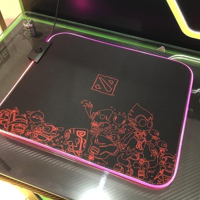 Steelseries Qck Prism Cloth Medium Dota2 Ti9 Gaming Mousepadpekan Promo Bulan Ini