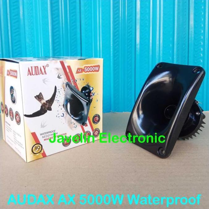 Tweeter Waterproof Audax AX 5000 W Tahan Air Magnet Neodymium Speaker AX5000 5000W terlaris