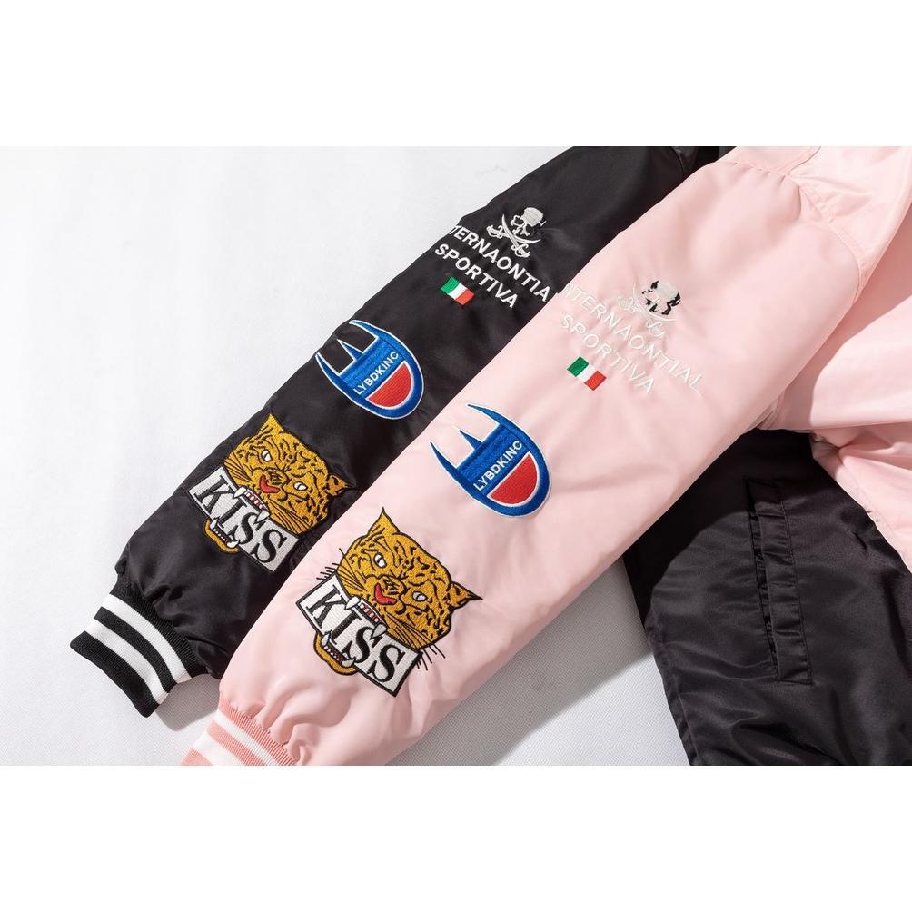 FREE ONGKIR JUMPSHOT JAKET VARSITY BASEBALL PRIA WANITA  MOTIF GAMBAR FULL BORDIR