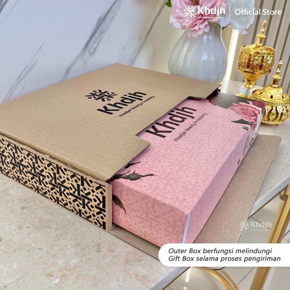 KhadijahLabel Hampers Mukena Set Dewasa Jumbo Arunika Spesial Gift