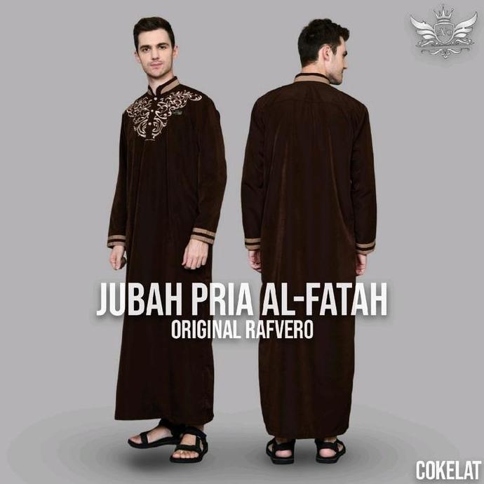 Gamis pria muslim dewasa jubah bordir lengan panjang jubah sunnah