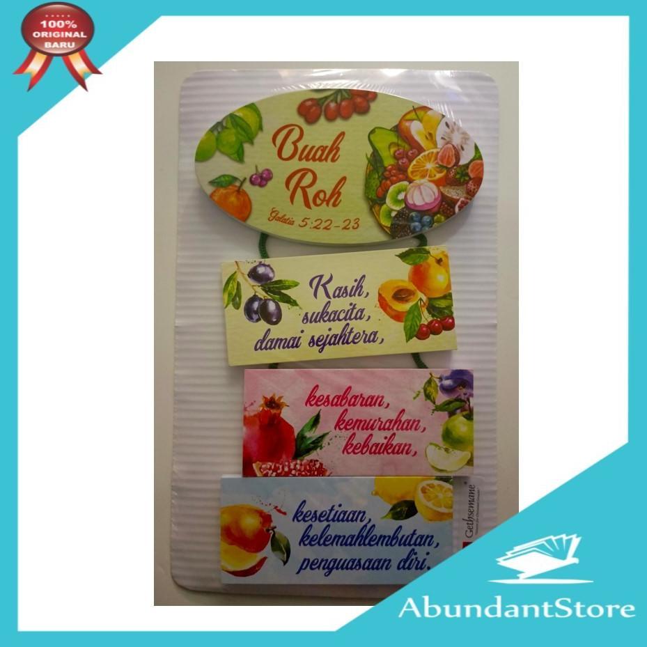 Hiasan Dinding Kristen Rohani Ayat Alkitab Buah-Buah Roh