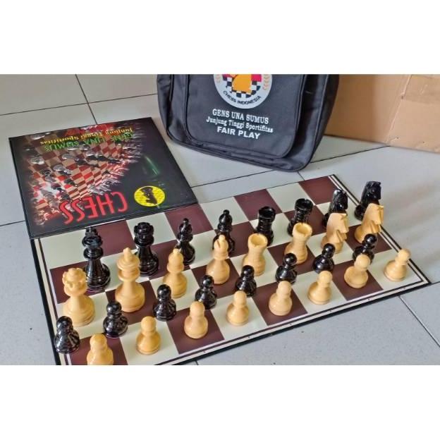 Promo CATUR LIPAT PERCASI BIJI KAYU LIPAT 4 MURAH BAGUS Diskon