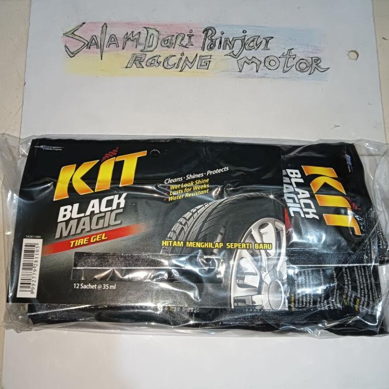 Termurah  Kit Black Magic Sachet 35 Ml,Semir Ban, Pengkilap Ban Pengkilat Ban Poles Ban Motor Kit Mo