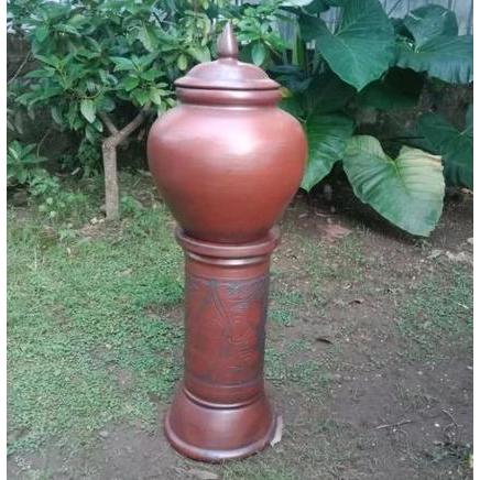 Gerabah / Gentong tempat beras / Gentong tradisional Tanah liat TERBAIK