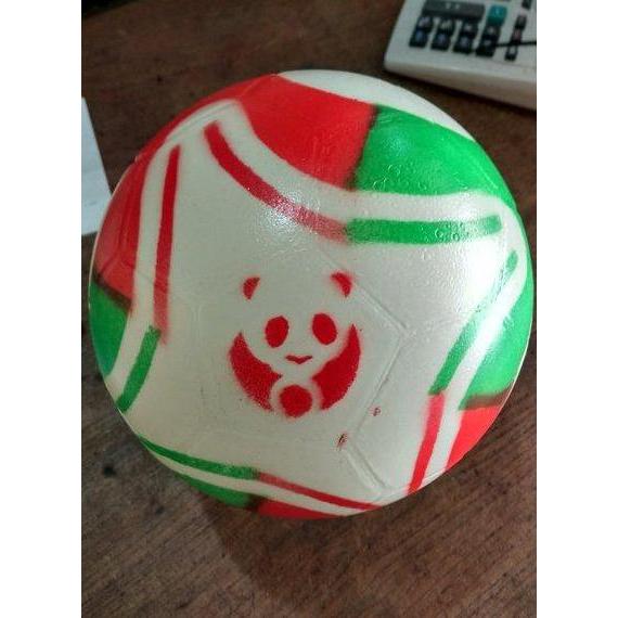 Bola tendang plastik / bola panda ukuran Large / mainan anak / sepak b