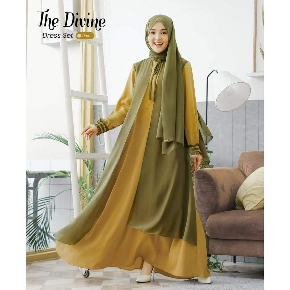 GAMIS COUPLE IBU ANAK PLUS HIJAB / GAMIS SERIMBIT / MUSLIM KELUARGA / GAMIS KOLEKSI 2023