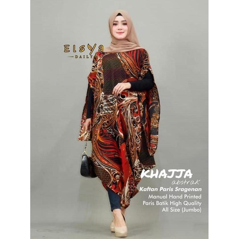 Kaftan Batik asimetris  / Dress Batik Solo / Baju kondangan wanita / Kaftan Batik Jumbo Solo bahan k