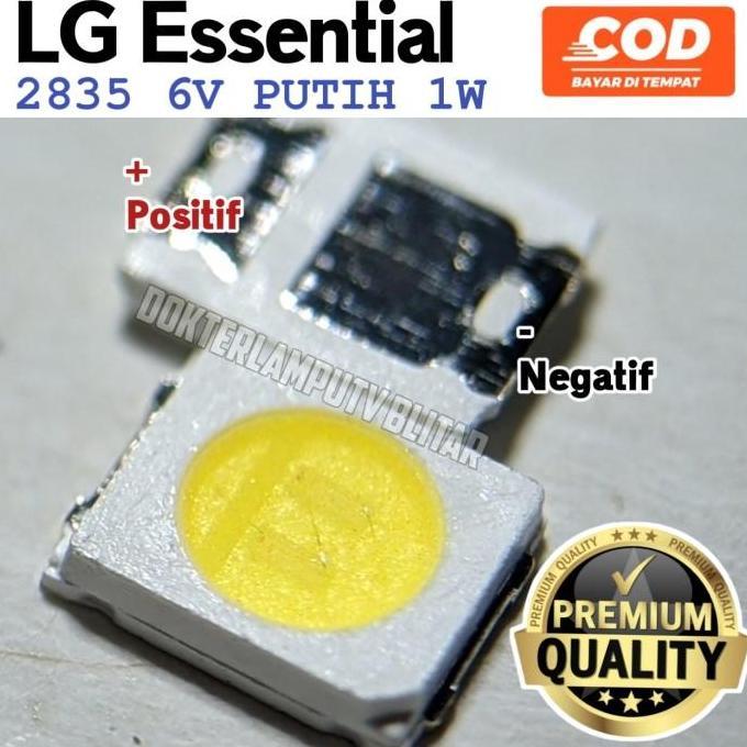 Allthebest 100PCS PUTIH LED SMD 6V 150MA LG2835 UNTUK SERVIS LAMPU LED DLL