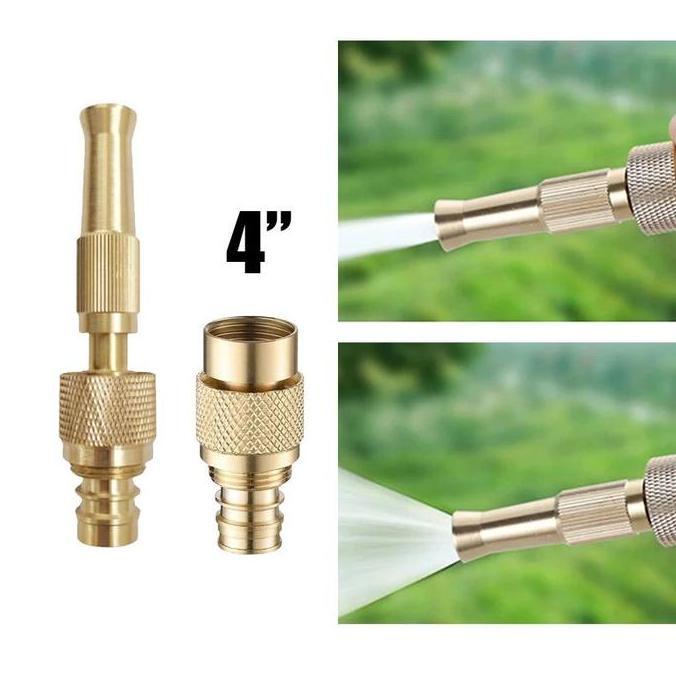 1/2 Inch Semprotan Air Lurus Kuningan/Hose Nozzle Sprayer Kuningan/Spray Nozzle Sprayer Kuningan/ Se
