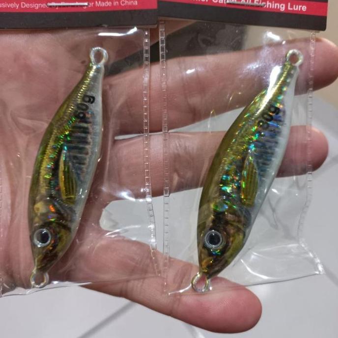 Langsungdapat- Aquasite Metal Jig Bionik Mirip Ikan Asli Lure Gid Super Realistik Untuk Angler Sejat