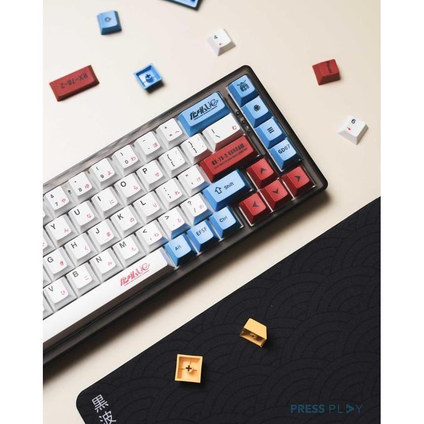 Mainajaa- Gundam Unicorn Japanese Pbt Dye Sub Keycaps Keycap Set