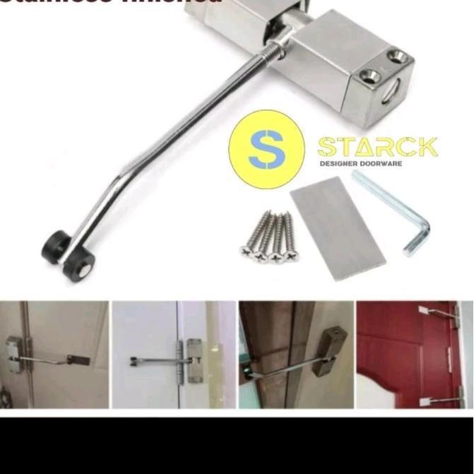 Door closer pintu kayu aluminium kaca per system