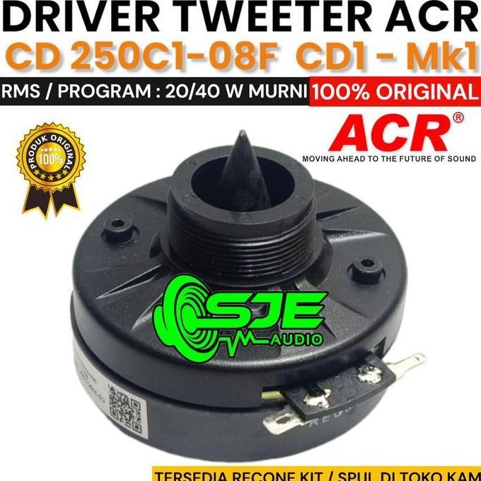 DRIVER TWEETER ACR CD1 CD 250C1-08F MK1 TWETER TWITTER TWITER ACR MAGNET CD1 CD-1 250C1 HIGH HI CD-1
