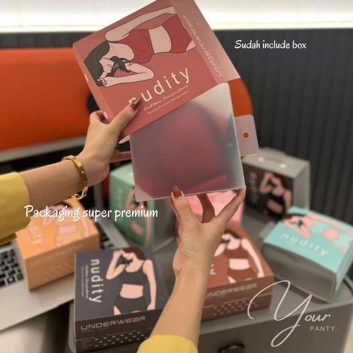 Lansungkirim- Letty Bra Set Bh Dan Panties Seamless Sport Bra Setelan Busa Wanita