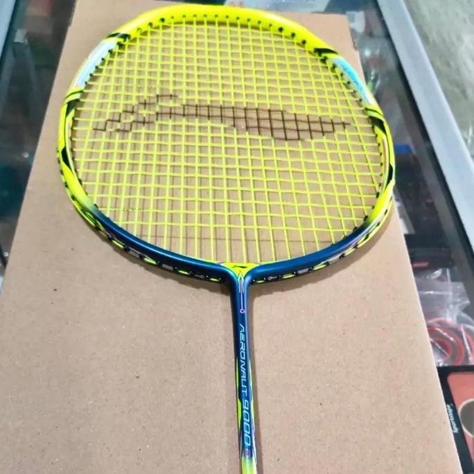 FATHERGLOUDES - RAKET BADMINTON LINING AERONAUT 9000 DRIVE 32LBS BULU TANGKIS G3 4U BERAT 81 83 GR